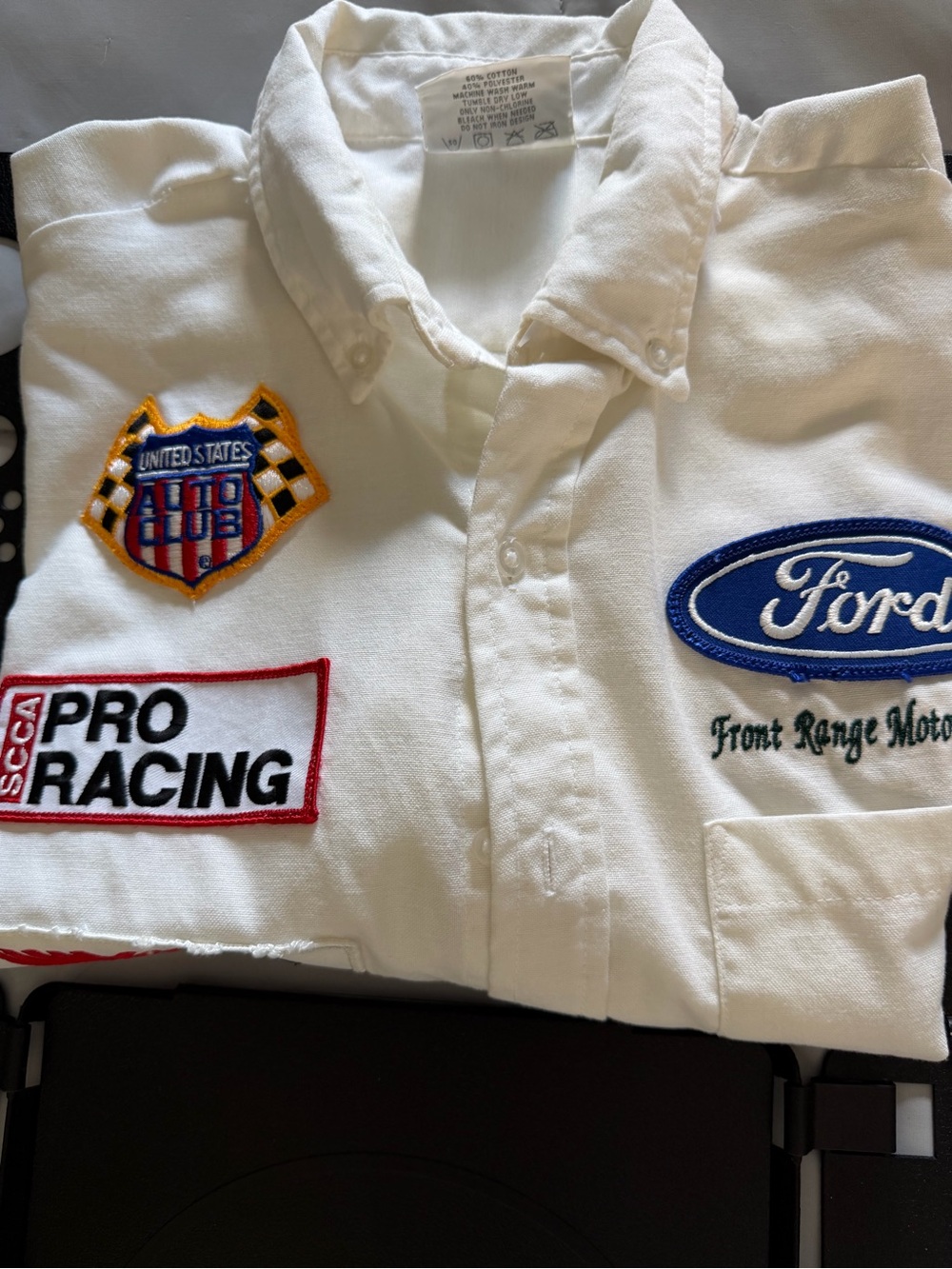 Vintage Ford / Front Range Motorsports Racing Button-Down Shirt L